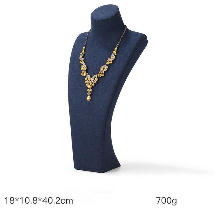 Ultra-Fiber Neck Mannequin Necklace Busts - Jewelry Packaging Mall