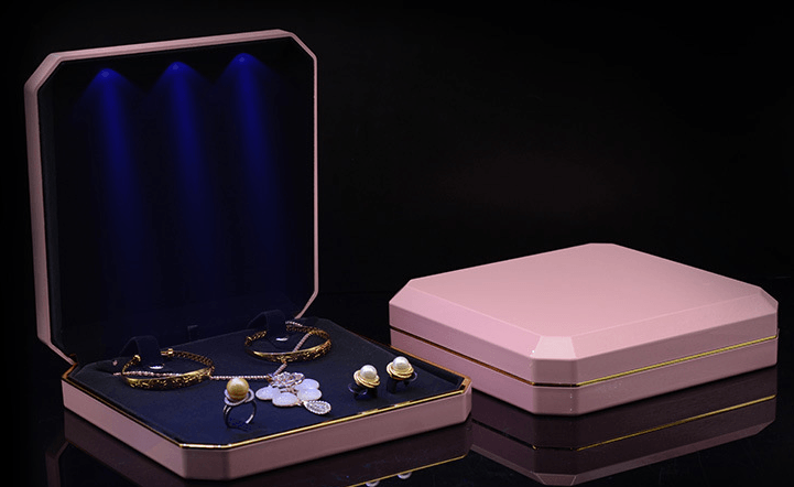 Octagonal Set Collection - LED Box - Jewelry Packaging Mall