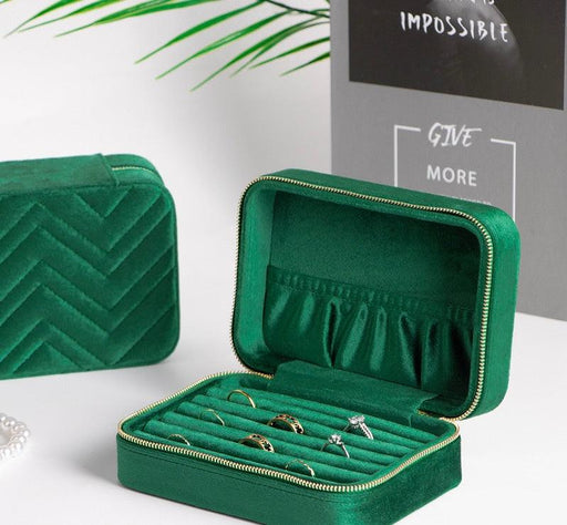 Portable Travel Fleece Exquisite Jewelry Storage Bag - Jewelry Packaging Mall