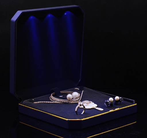 Octagonal Set Collection - LED Box - Jewelry Packaging Mall