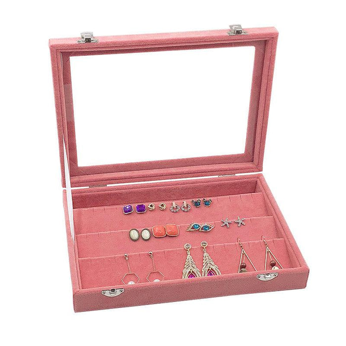 Pink Ice Flower Girly Jewelry Box-JPM0070 - Jewelry Packaging Mall