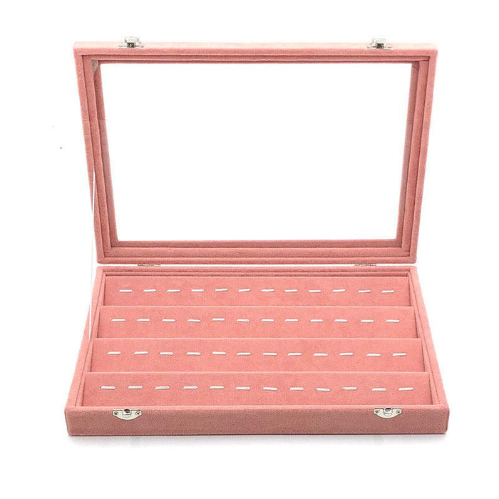 Pink Ice Flower Girly Jewelry Box-JPM0070 - Jewelry Packaging Mall