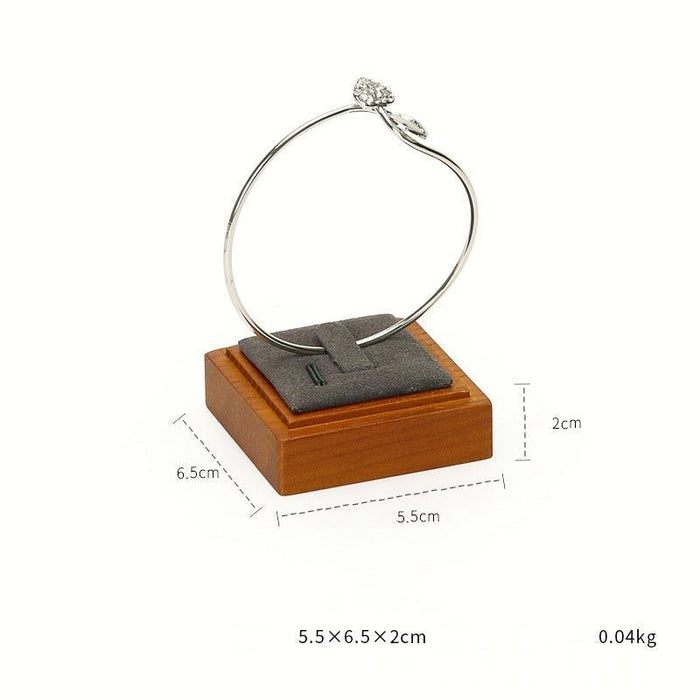 Contemporary Gray Wooden Display Collection - Jewelry Packaging Mall