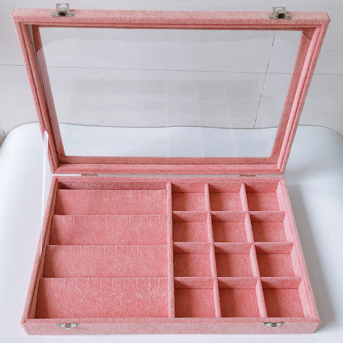 Pink Ice Flower Girly Jewelry Box-JPM0070 - Jewelry Packaging Mall