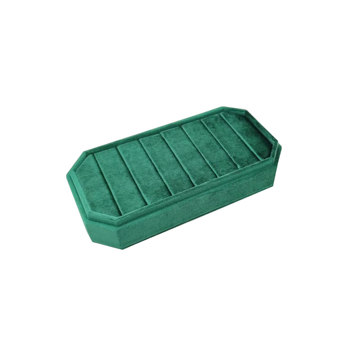 Aurora Velvet Ring Organizer Display Tray
