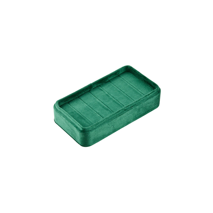 Aurora Velvet Ring Organizer Display Tray