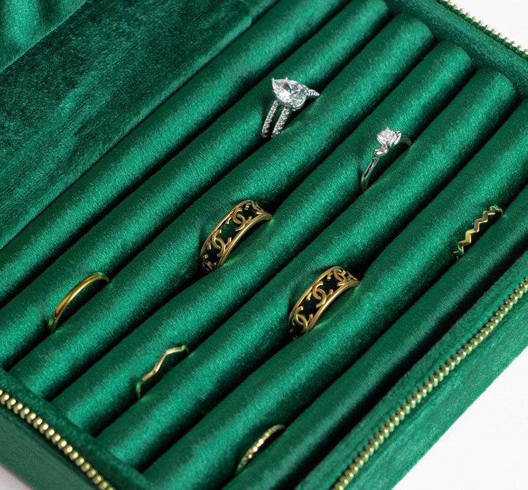 Portable Travel Fleece Exquisite Jewelry Storage Bag - Jewelry Packaging Mall
