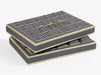 PU Gold Rimmed Jewellery Display Tray-JPM0094 - Jewelry Packaging Mall