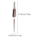 Cross Lock Soldering Tweezers with Fiber Grip - Jewelry Packaging Mall