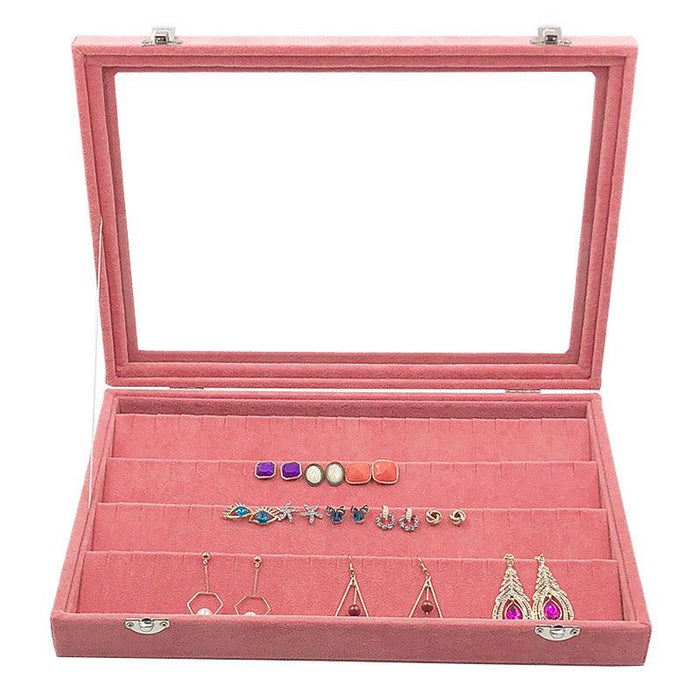Pink Ice Flower Girly Jewelry Box-JPM0070 - Jewelry Packaging Mall