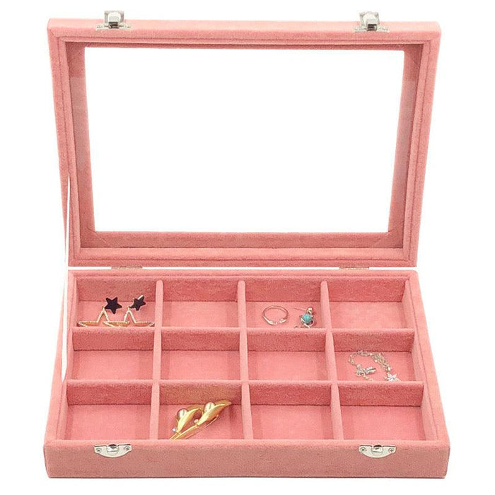 Pink Ice Flower Girly Jewelry Box-JPM0070 - Jewelry Packaging Mall