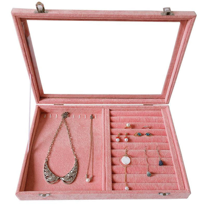 Pink Ice Flower Girly Jewelry Box-JPM0070 - Jewelry Packaging Mall