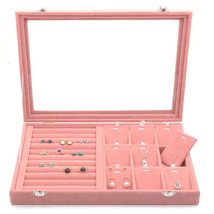 Pink Ice Flower Girly Jewelry Box-JPM0070 - Jewelry Packaging Mall