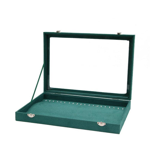 Green Luxurious Velvet Jewelry Display Tray-JPM0067 - Jewelry Packaging Mall