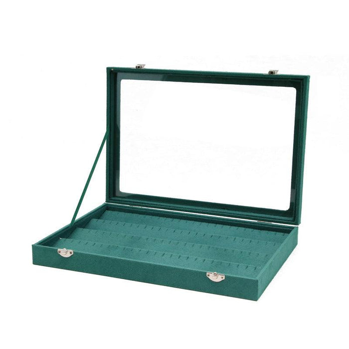 Green Luxurious Velvet Jewelry Display Tray-JPM0067 - Jewelry Packaging Mall