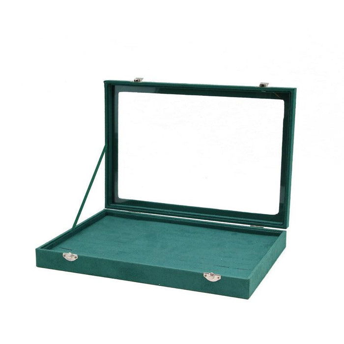 Green Luxurious Velvet Jewelry Display Trays - Jewelry Packaging Mall