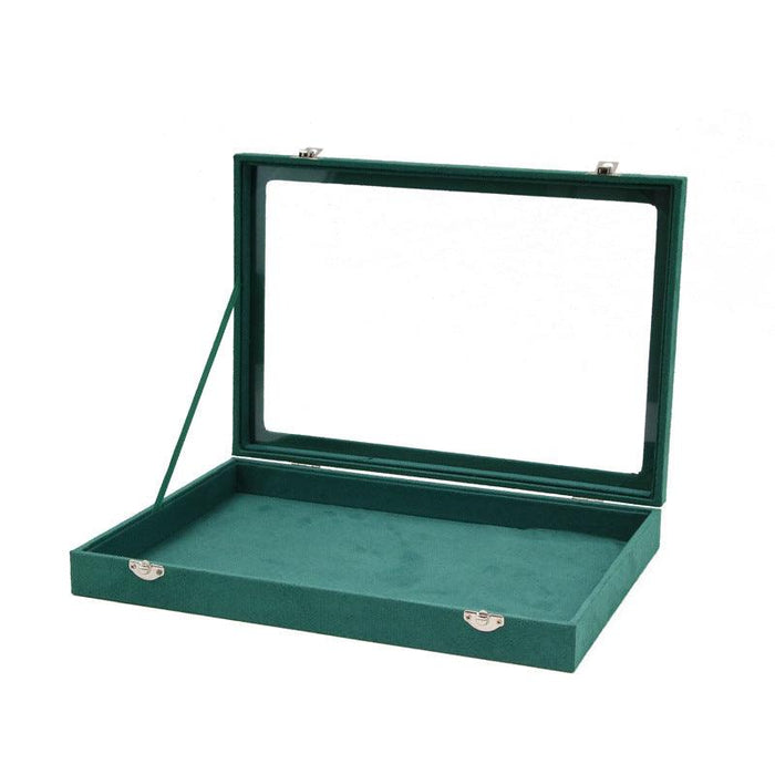 Green Luxurious Velvet Jewelry Display Tray-JPM0067 - Jewelry Packaging Mall