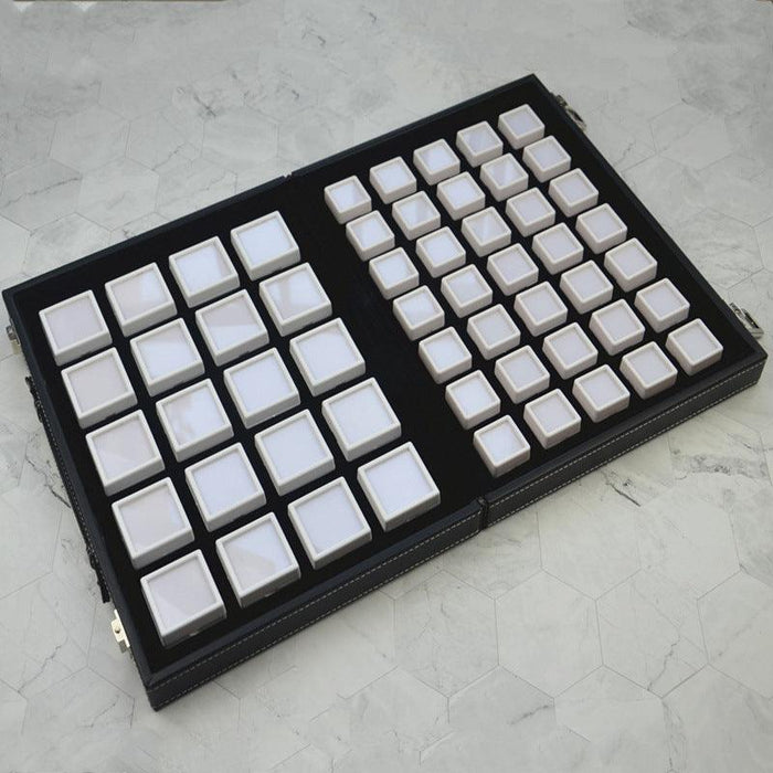 Gem Boxes Salesman Suitcase w/ Lock (Gem Boxes Included)-JPM0129 - Jewelry Packaging Mall