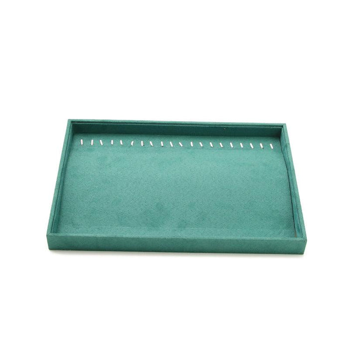 Green Luxurious Velvet Jewelry Display Tray-JPM0067 - Jewelry Packaging Mall