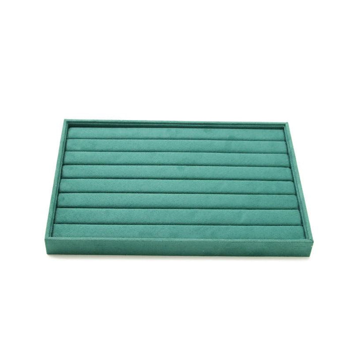 Green Luxurious Velvet Jewelry Display Tray-JPM0067 - Jewelry Packaging Mall