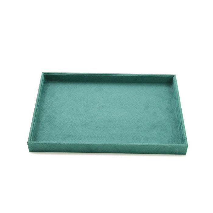 Green Luxurious Velvet Jewelry Display Tray-JPM0067 - Jewelry Packaging Mall