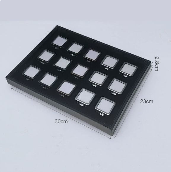 Metal Gestone Box Showcase Tray-JPM0302