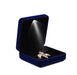 Velvet Brooch Memorial Pin Badge Box with LED - Jewelry Packaging Mall