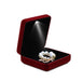 Velvet Brooch Memorial Pin Badge Collection - LED Box - Jewelry Packaging Mall