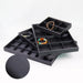 Black Linear PU Leather Showcase Tray-JPM0058 - Jewelry Packaging Mall