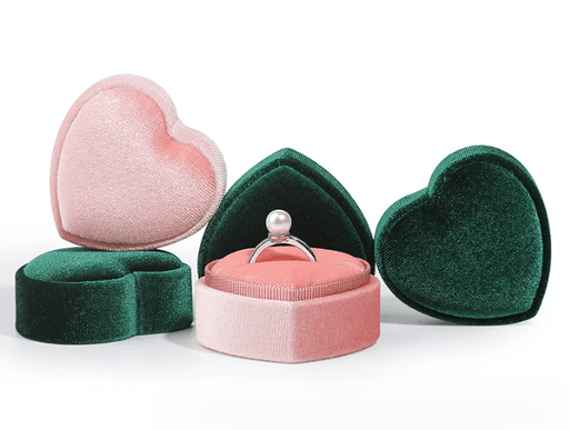 Bute Heart Velvet Box Collection-JPM0176 - Jewelry Packaging Mall