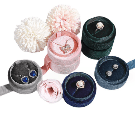 Bute Round Velvet Box Collection-JPM0172 - Jewelry Packaging Mall