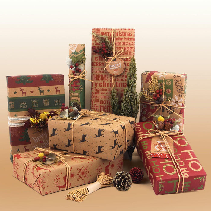 Christmas Pattern Wrapping Paper - Jewelry Packaging Mall