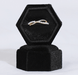 Hexagon Ring Velvet Box Collection-JPM0193 - Jewelry Packaging Mall
