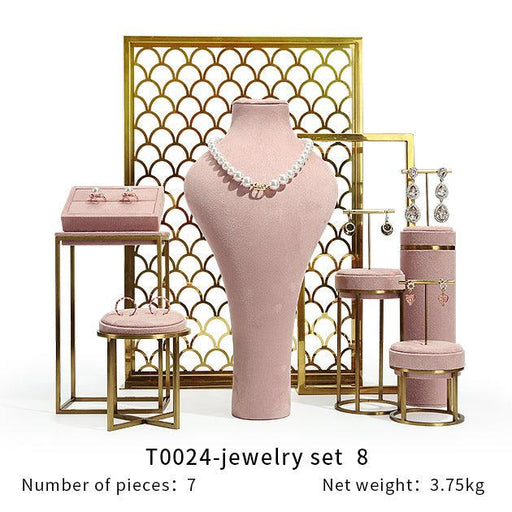 Indiatlantic Pink Display Collection - Jewelry Packaging Mall