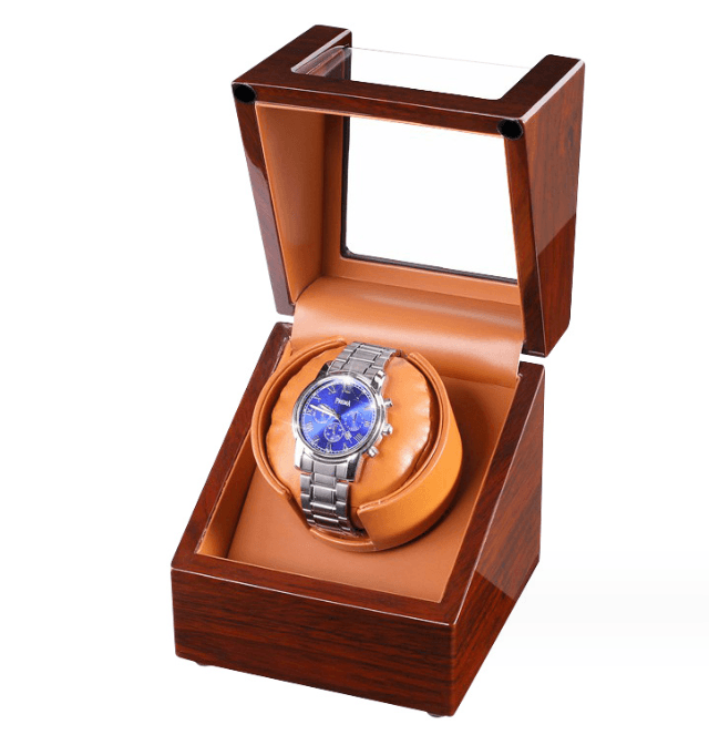 Lacquered Single Watch Winder Box - Jewelry Packaging Mall