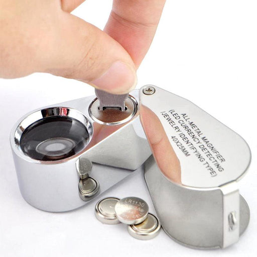 Metal Folding Jewelry LED Magnifier - Jewelry Packaging Mall