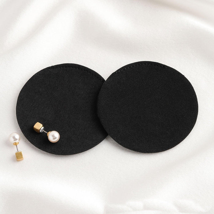 Microfiber Round Shape Pouches ( 50 pcs Per Pack ) - Jewelry Packaging Mall