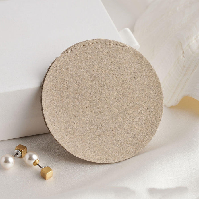 Microfiber Round Shape Pouches ( 50 pcs Per Pack ) - Jewelry Packaging Mall