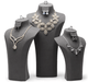 Opulent Cascade Necklace Busts - Jewelry Packaging Mall