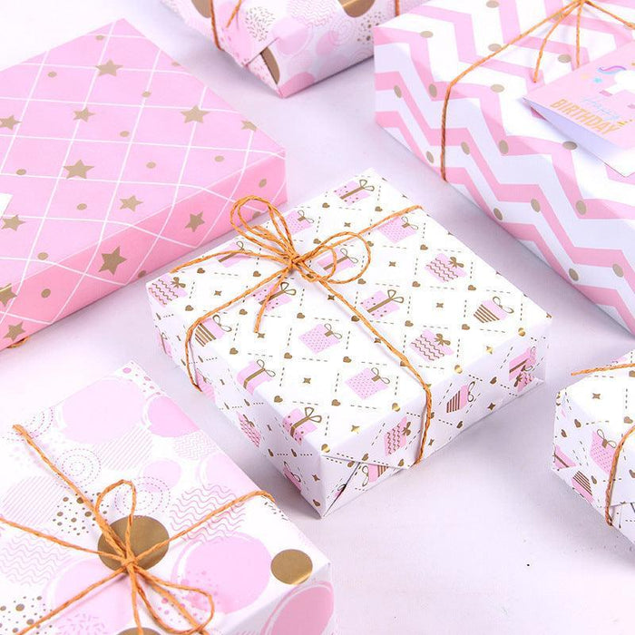 Pinky Pattern Wrapping Paper - Jewelry Packaging Mall