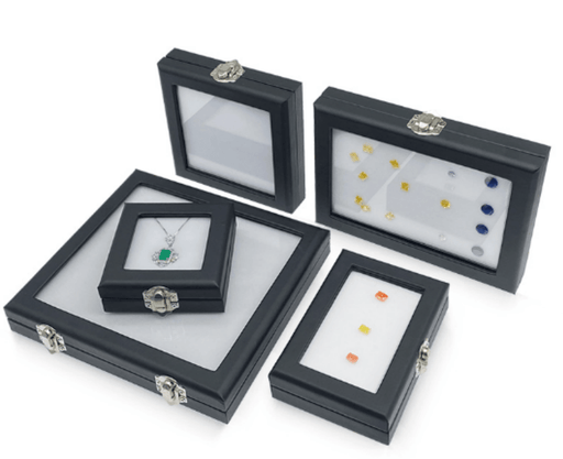 Rectangular Pu Gem Box-JPM0145 - Jewelry Packaging Mall