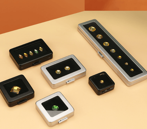 Round Corner Metal Luxury Gem Box-JPM0147 - Jewelry Packaging Mall