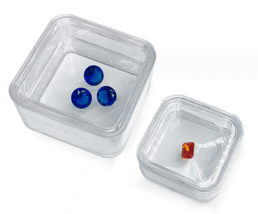 Round Corner Transparent Acrylic Gem Box(10PCS)-JPM0151 - Jewelry Packaging Mall