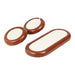 Round Shape Wood Counter Showcase Trays - Jewelry Packaging Mall