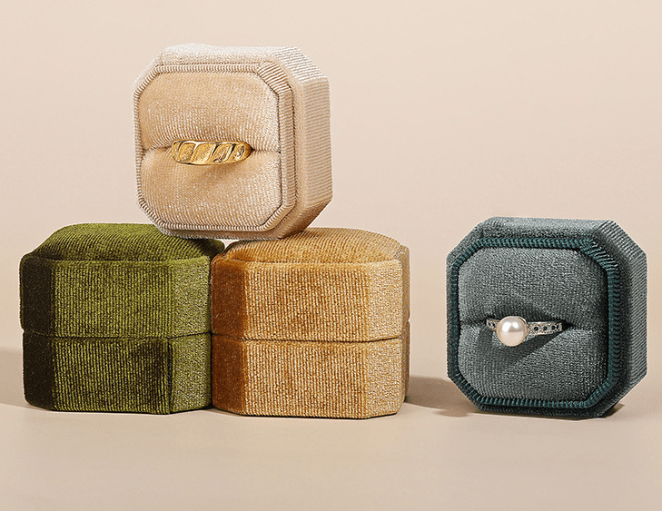 Octagon Velvet Box Collection-JPM0171 - Jewelry Packaging Mall