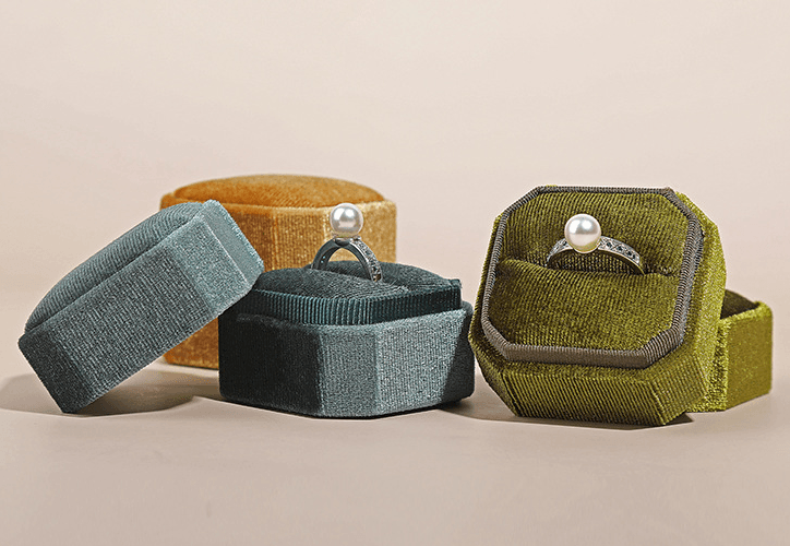 Octagon Velvet Box Collection-JPM0171 - Jewelry Packaging Mall