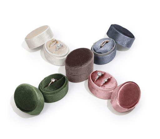 Oval Velvet Box Collection-JPM0169 - Jewelry Packaging Mall