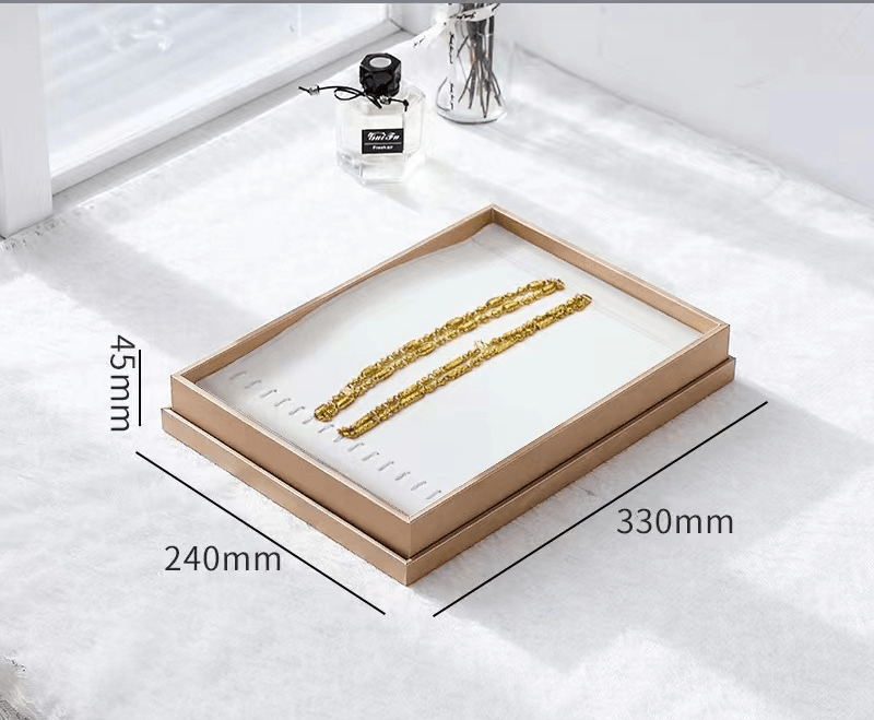 Trendy Showcase Trays w/ Transparent Lid-JPM0108 - Jewelry Packaging Mall