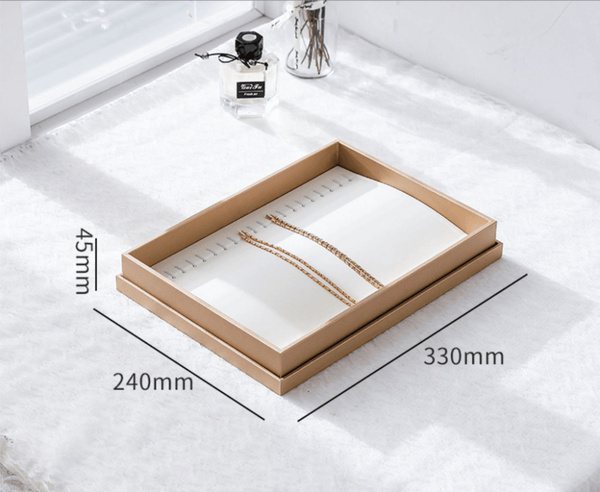 Trendy Showcase Trays w/ Transparent Lid-JPM0108 - Jewelry Packaging Mall