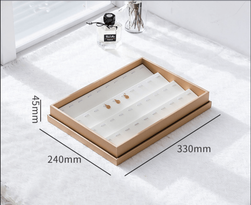 Trendy Showcase Trays w/ Transparent Lid - Jewelry Packaging Mall